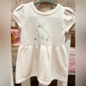 Janie and Jack bunny knit dress